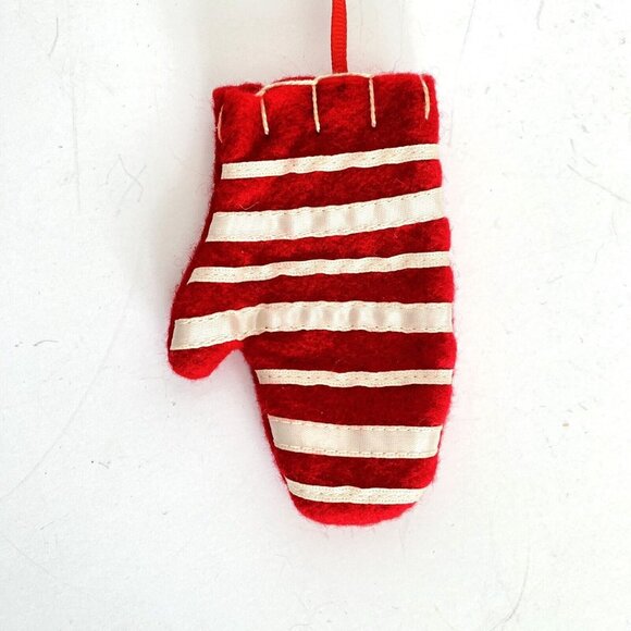 Felt Snowman Christmas Tree Mittens Boot Ball Ornaments Set Of 5 - Picture 4 of 14